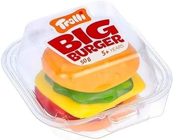 Мармелад жувальний Burger 50г ТМ Trolli